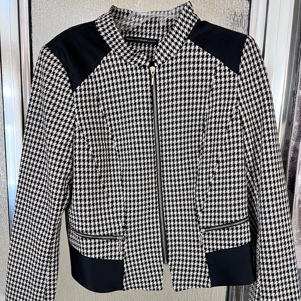 Houndtooth blazer